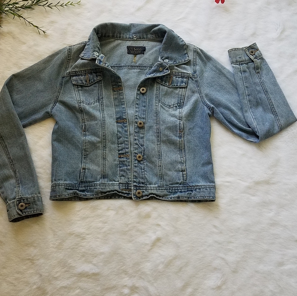Today ONLY! $15 Denim Jacket Ci Sono - Picture 2 of 6